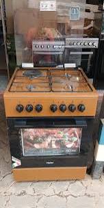 Haier 4-Burner Standing Cooker (Amber)