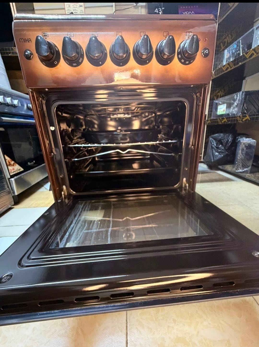 Mika Standing Cooker — 3 Gas + 1 Electric - 2