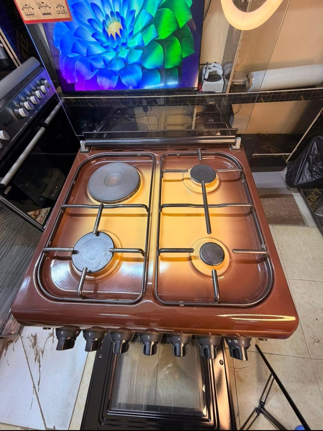 Mika Standing Cooker — 3 Gas + 1 Electric - 3